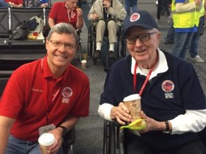 WTMJ's Charlie Sykes (left) with a veteran friend