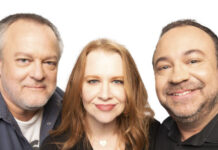 (from left to right) Sam, Jodi and Murphy of the syndicated "Murphy, Sam & Jodi" morning show.