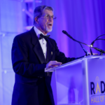 "Broadway" Bill Lee at the 2022 Radio Hall of Fame induction ceremony.