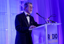 "Broadway" Bill Lee at the 2022 Radio Hall of Fame induction ceremony.