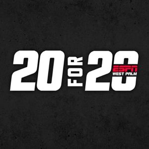 ESPN West Palm's 20 for 20 celebration logo.