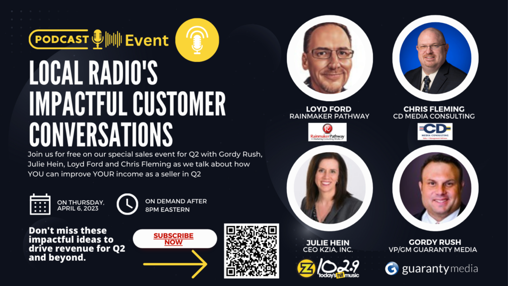 Q2 2023 Radio Sales Exclusive Event - The Encouragers The Radio Rally Podcast