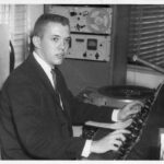 Vern Killion at the KLIN console - 1963