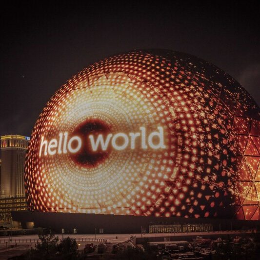 The MSG Sphere in Vegas