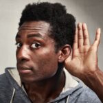 Black Man Listening