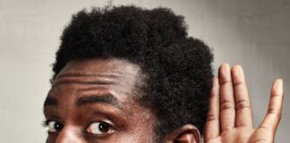 Black Man Listening