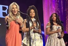 Ellen K, Angela Yee, and Medha Gandhi receive Gracie Awards for Syndicated Programming
