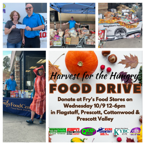 Yavapai Broacasting Harvest for the Hungry