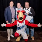 Atlanta Hawks Renew Flagship Deal with Audacy’s 92.9 The Game Sports Radio 92.9 The Game Talent Mike Bell, Hawks’ President of Business Enterprise Andrew Saltzman and Radio play-by-play broadcaster Steve Holman join Harry the Hawk