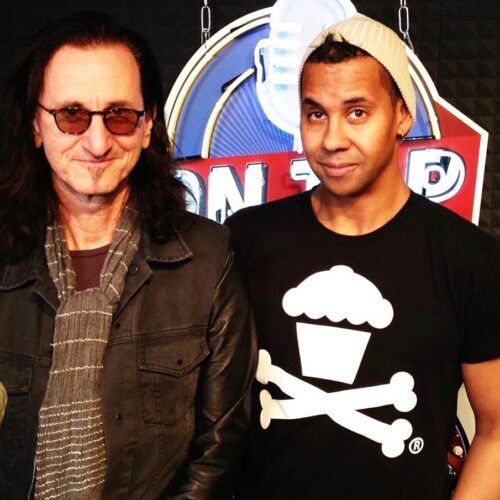 Nik Carter and Geddy Lee