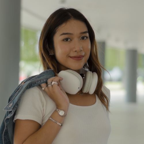 Gen Z Headphones Girl Gen Z Headphones Girl