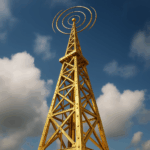 Gold Radio Tower