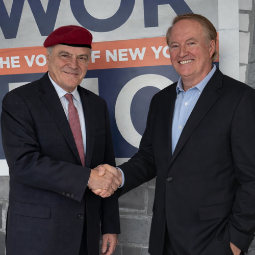 Curtis Sliwa and Larry Mendte