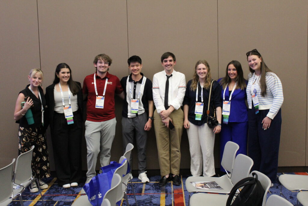 Zach Sang with students at BEA 2026