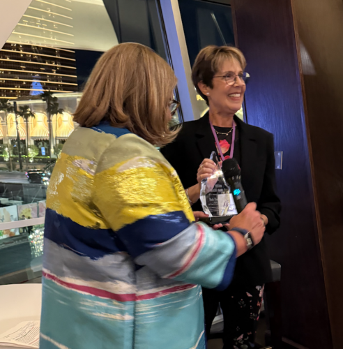 MIW Board President Sheila Kirby and Ruth Presslaff