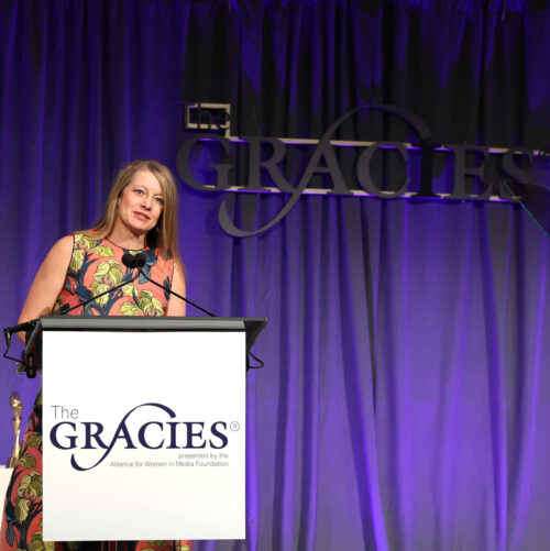 Becky Brooks at Gracies Luncheon 2026 Becky Brooks at Gracies Luncheon 2026
