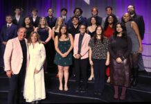Nevada Broadcasters Foundation Funds 21 Students’ Tuition Nevada Broadcasters Foundation scholarship students with Tony and Linda Bonnici